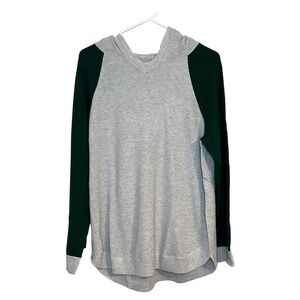 Evolution by Cyrus gray and dark green hoodie size XXL NWT